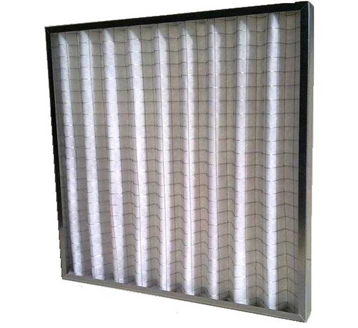 Filtro cella ondulata sintetica doppia rete acciaio spessore 48 mm 287x592